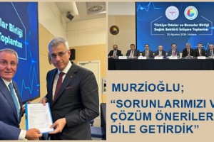 Murzioğlu Bakan Memişoğlu’na Sağlık Sektörü Dosyası Sundu